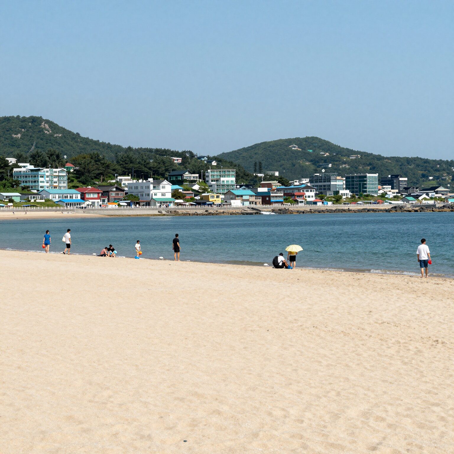 남해 설리해수욕장 펜션 전경