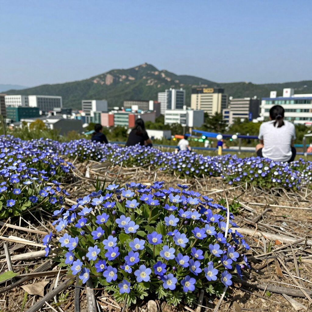설악산에서 자생하는 설악초 꽃