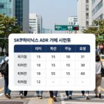 SK하이닉스 ADR 거래시간과 SKHYV 완벽 정리 SK하이닉스 ADR 거래 시간표와 티커 변경 요약 이미지