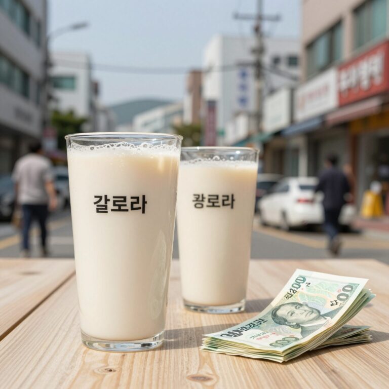 콩물 칼로리 비교 다이어트 음료 선택 팁