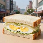 서브웨이 8월 행사 에그 슬라이스 샌드위치 모습