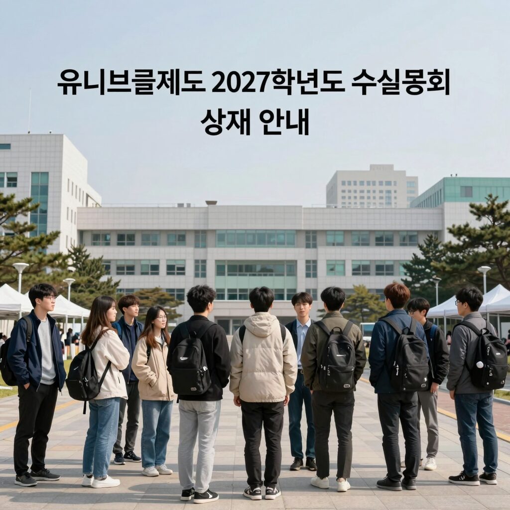 유니브클래스 2027학년도 수시설명회 상세 안내 이미지