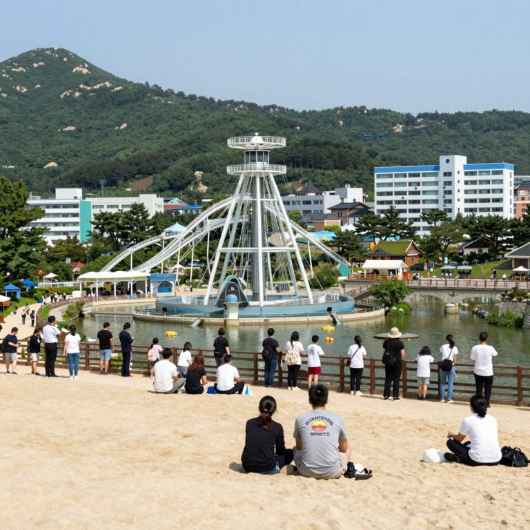 춘천 빠지 더파크쎄시봉 워터파크 전경 사진