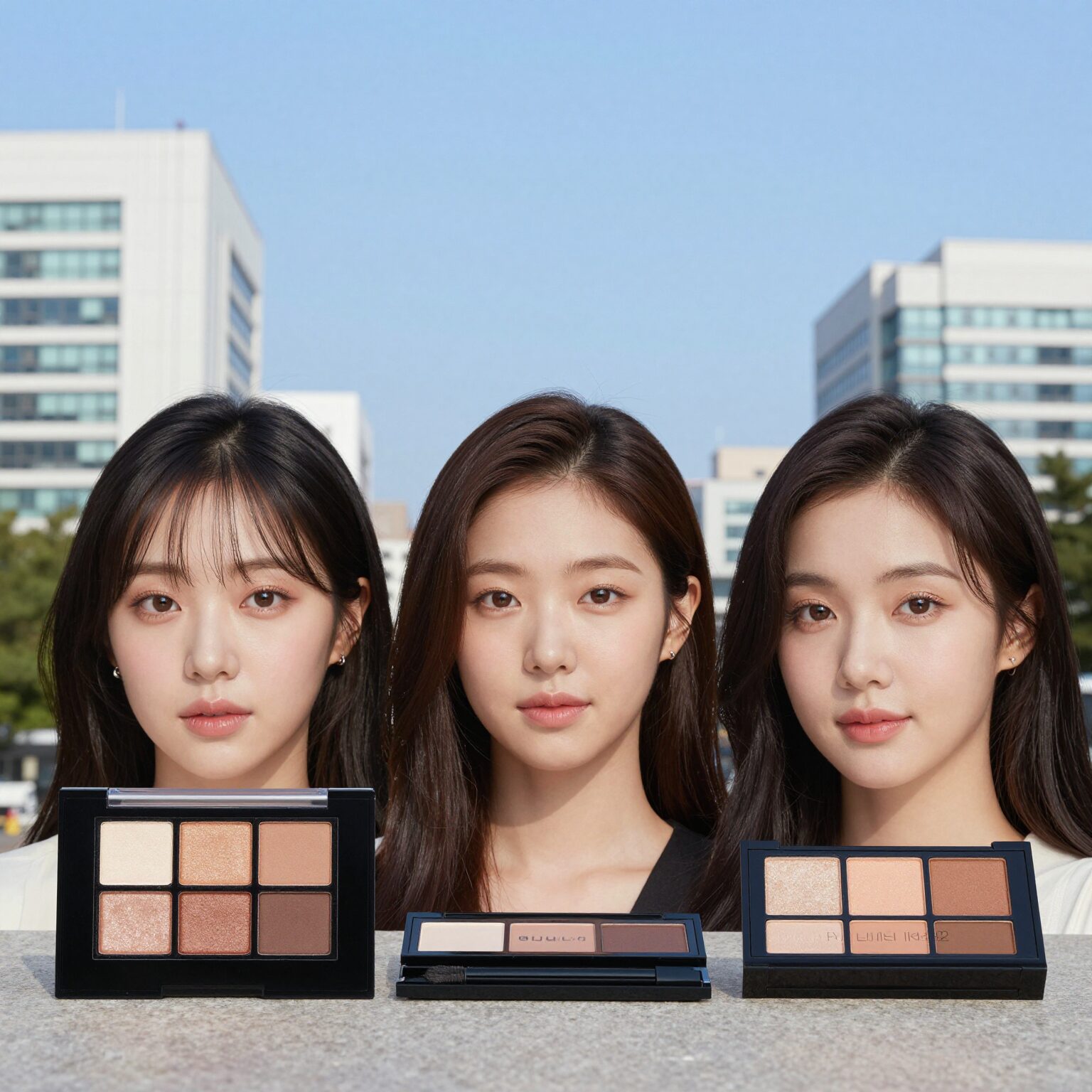 워터프루프섀도우 5종 비교 이미지