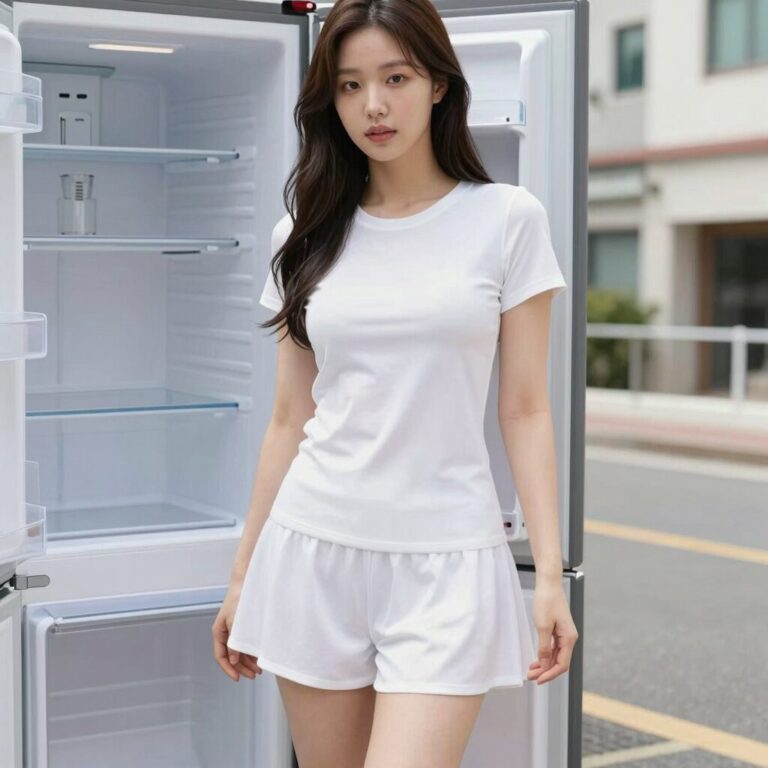 여성 냉장고 티셔츠 A라인 플레어 핏, 체형 보정과 시원함을 동시에 제공하는 여름 필수 아이템