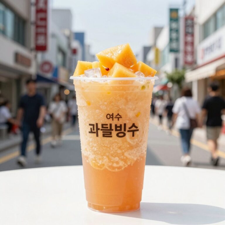 여수 과일빙수 모듬 생과일빙수 비주얼