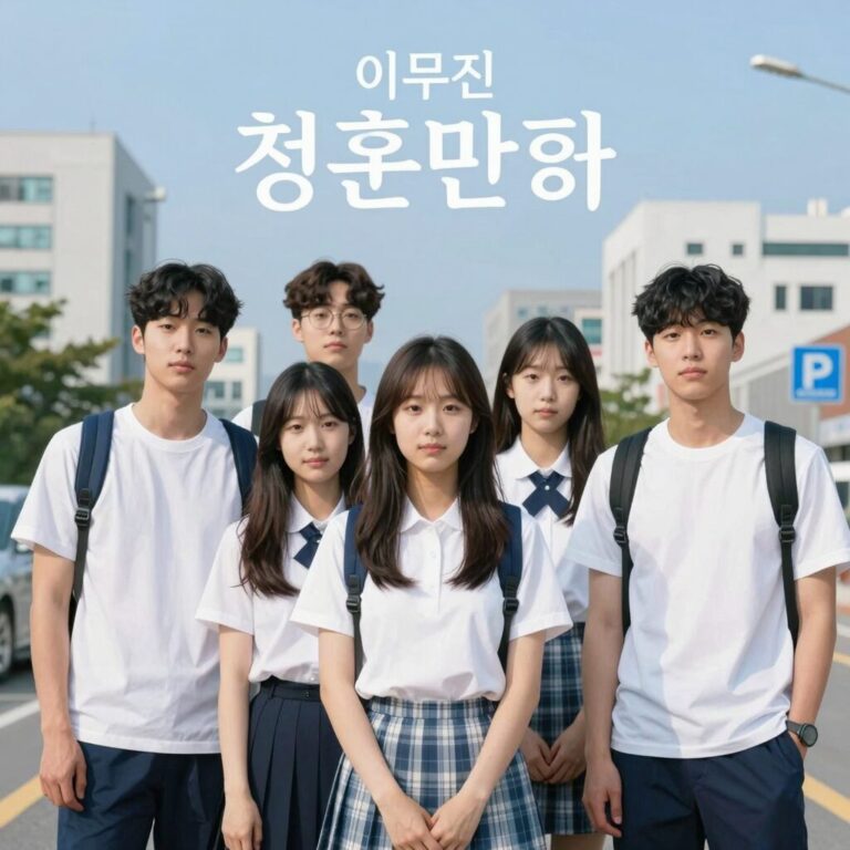 이무진 청춘만화 앨범커버와 함께 떠오르는 푸른 청춘의 이미지