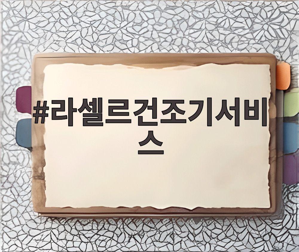 라셀르건조기서비스