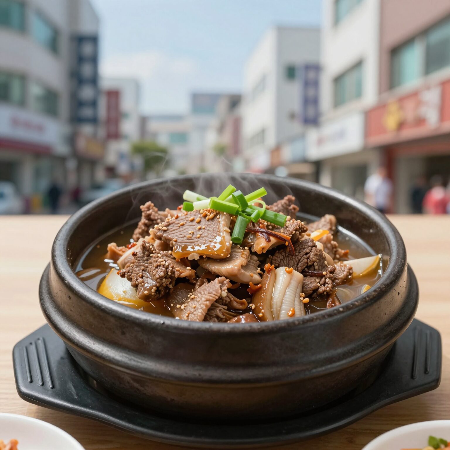 박과 소고기로 끓인 시원한 박국 한 그릇