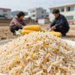 옥수수죽 만들기 부드럽고 고소한 비율 삶은 옥수수와 밥을 넣어 만드는 부드러운 옥수수죽 재료