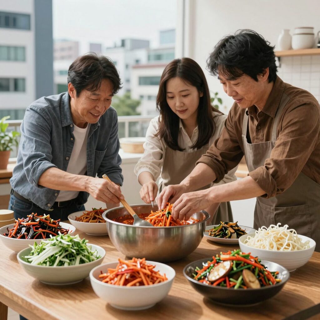 우무묵 무침 만들기 재료와 양념장