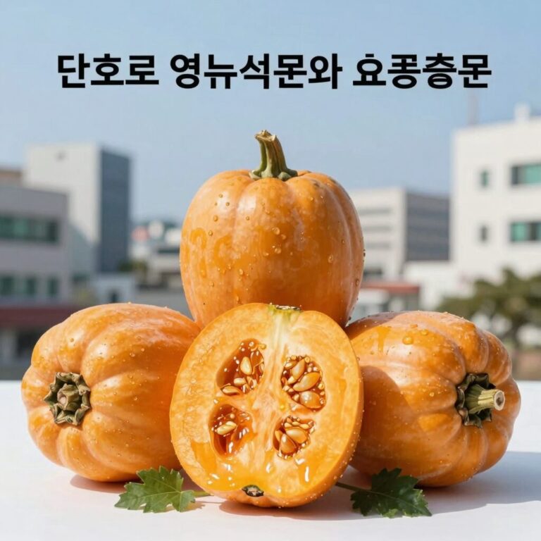 단호박 영양성분과 효능 정보