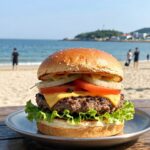 사근진 해변 맛집 버거바에서 즐기는 수제버거와 바다 뷰