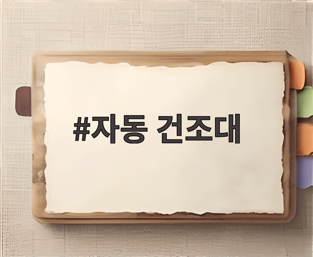 자동 건조대