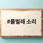 풀벌레 소리