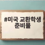 미국 교환학생 준비물 총정리 미국 교환학생 준비물