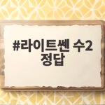 라이트쎈 수2 정답