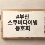 부산 스쿠버다이빙 동호회