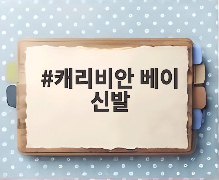 캐리비안 베이 신발