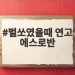 벌쏘였을때 연고 에스로반 사용법과 주의점 벌쏘였을때 연고 에스로반