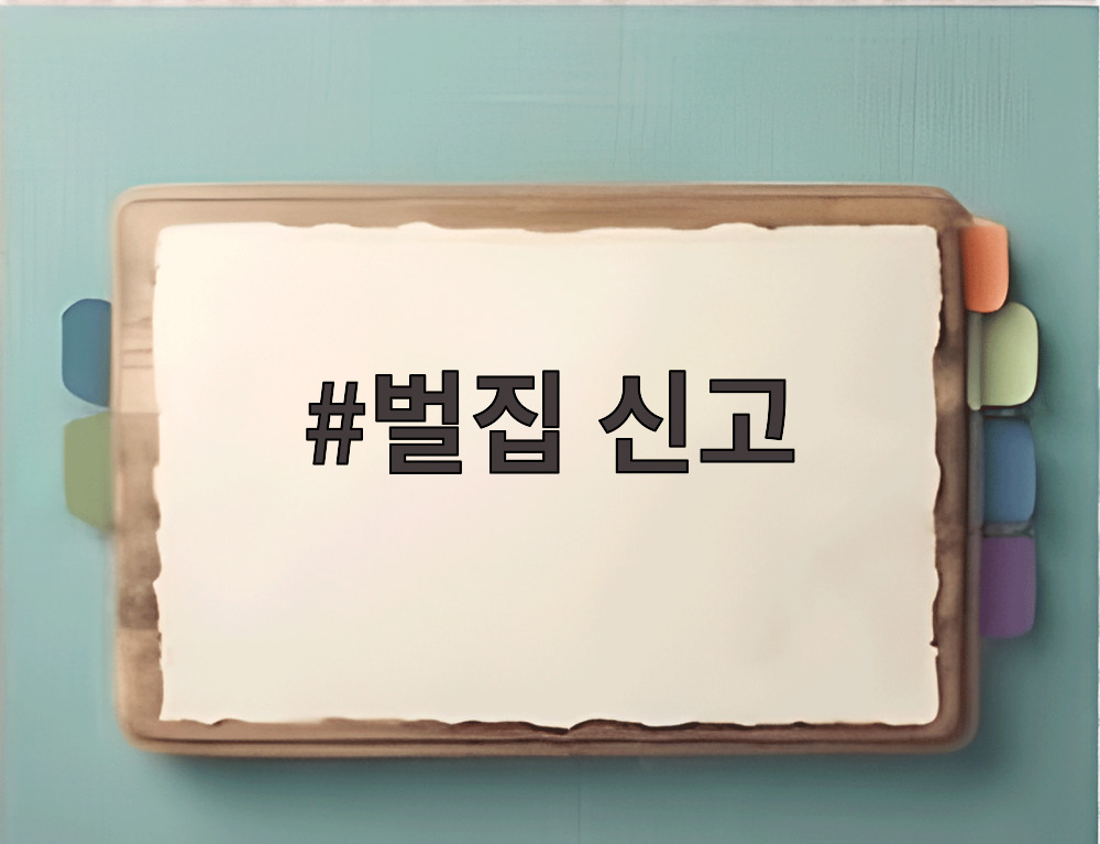 벌집 신고