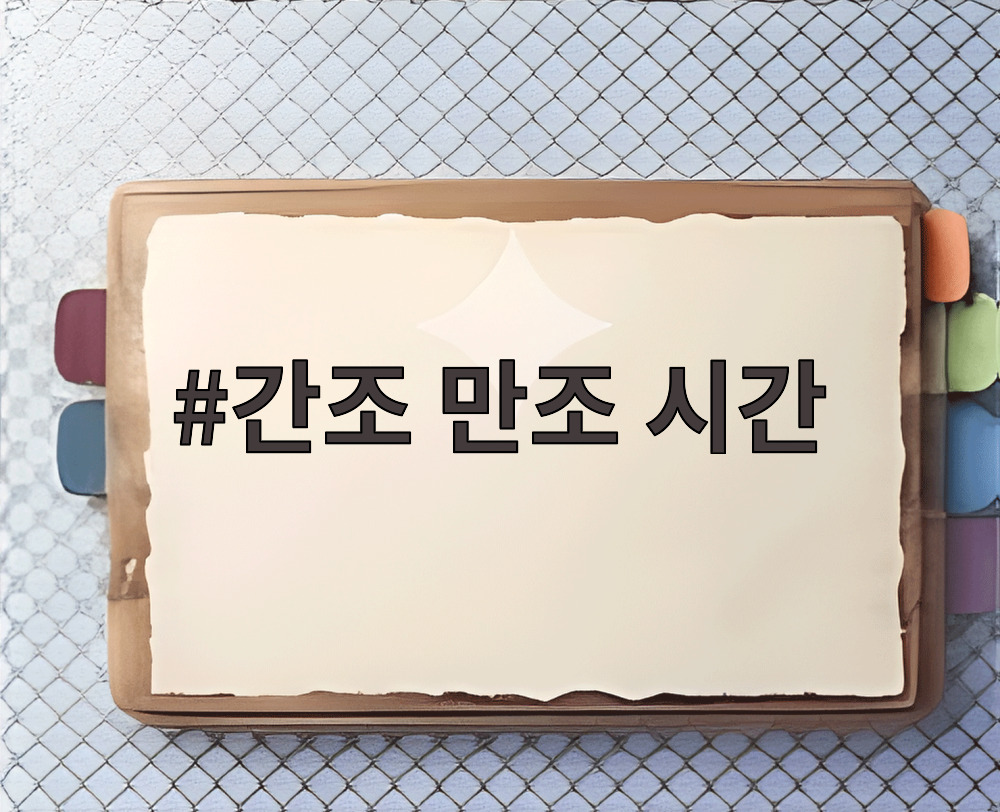 간조 만조 시간