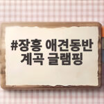 장흥 애견동반 계곡 글램핑