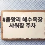 을왕리 해수욕장 샤워장 주차