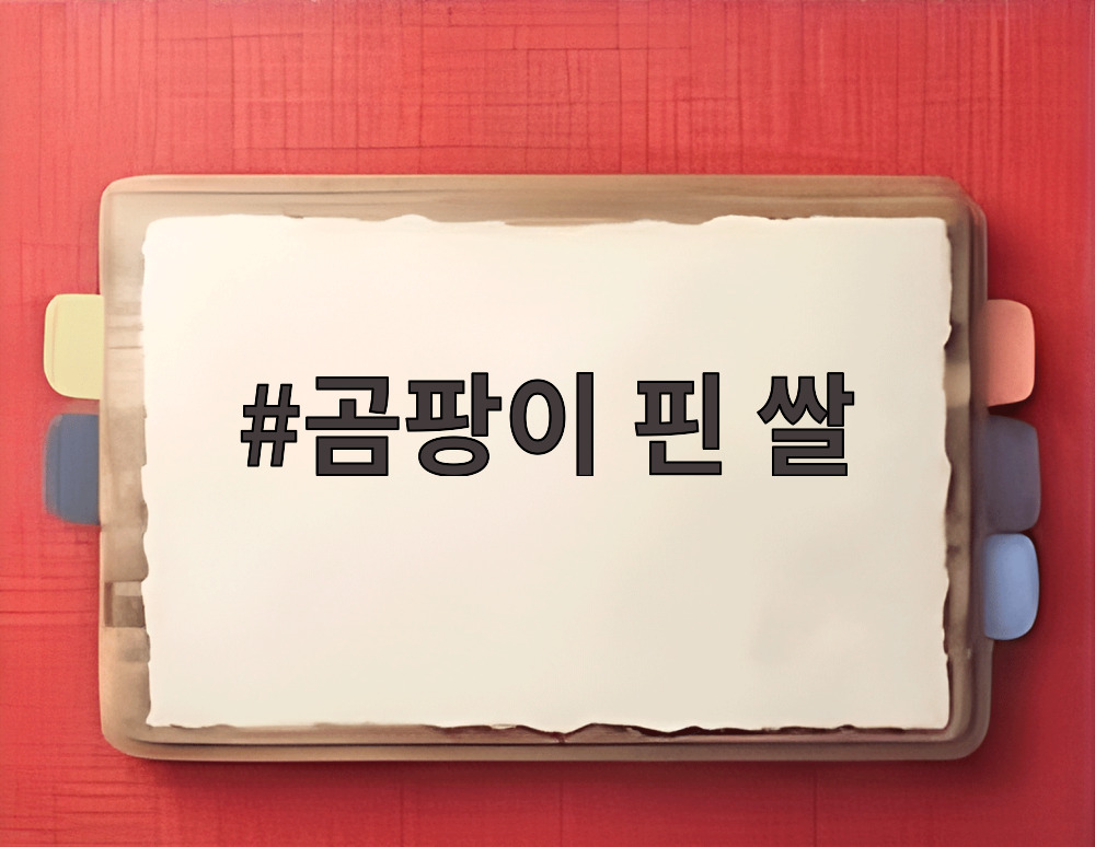 곰팡이 핀 쌀
