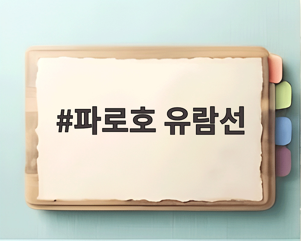 파로호 유람선