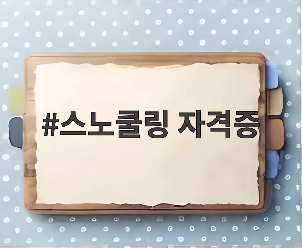 스노쿨링 자격증