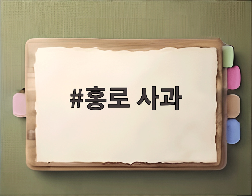 홍로 사과