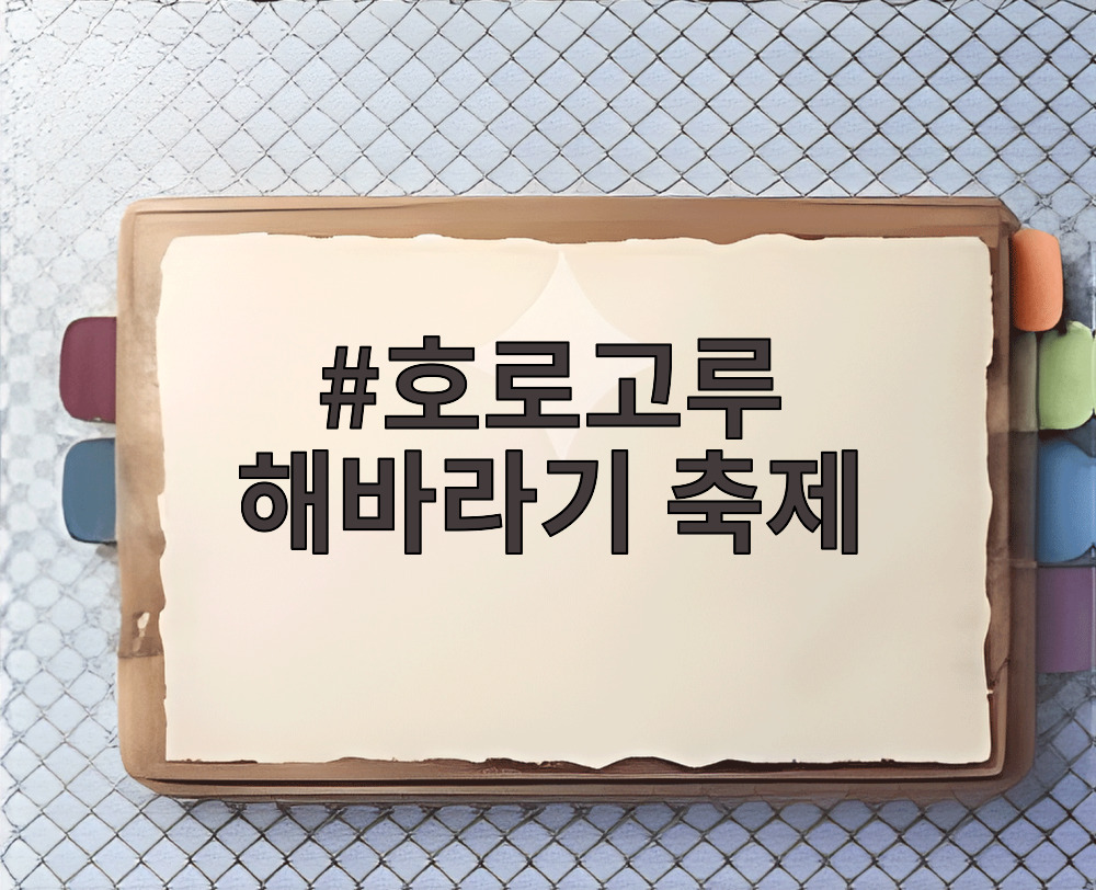 호로고루 해바라기 축제
