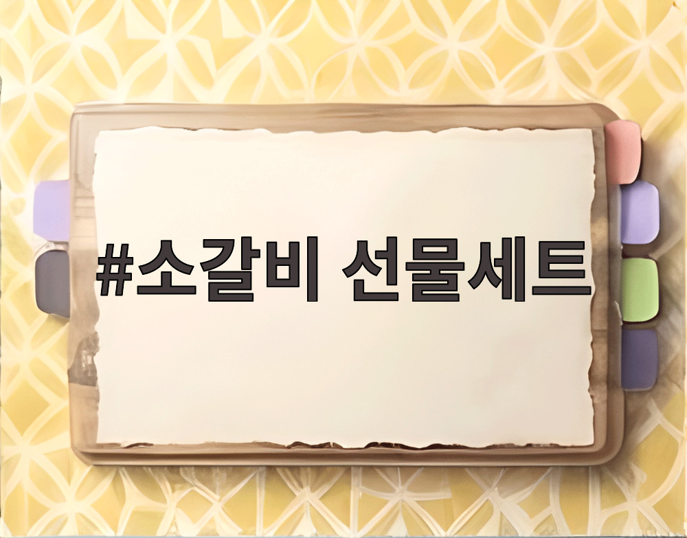 소갈비 선물세트