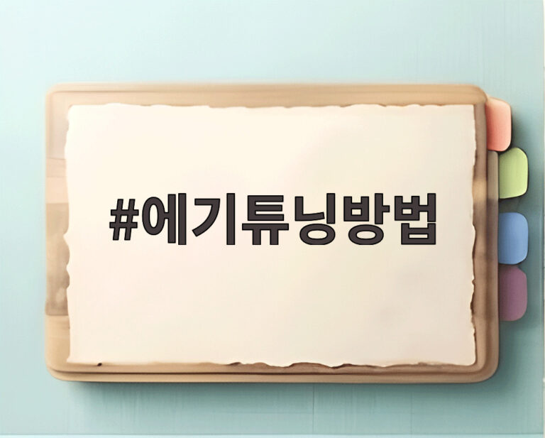 에기튜닝방법