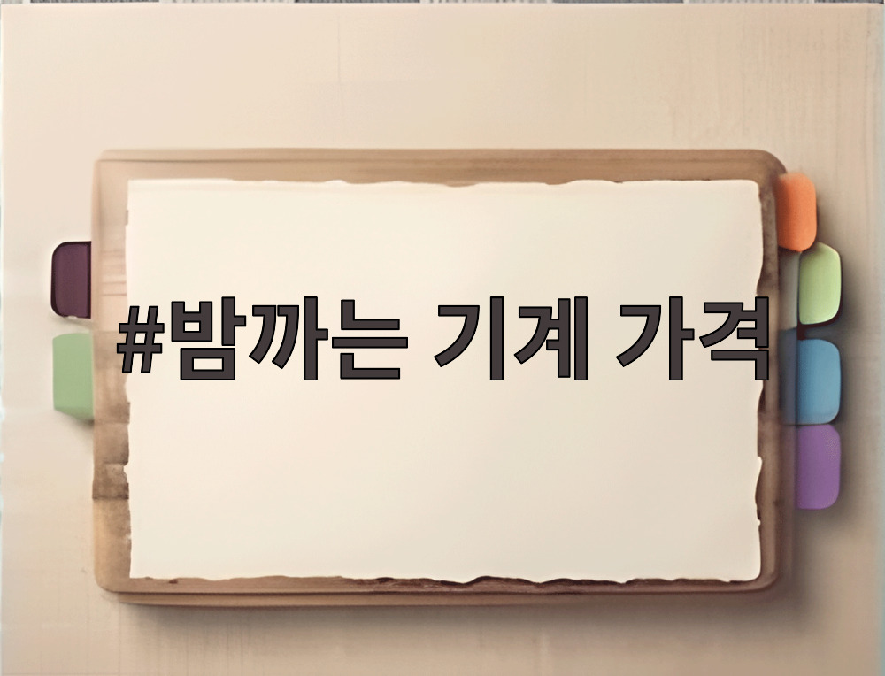밤까는 기계 가격