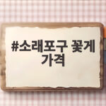 소래포구 꽃게 가격 시세와 구매 팁 소래포구 꽃게 가격