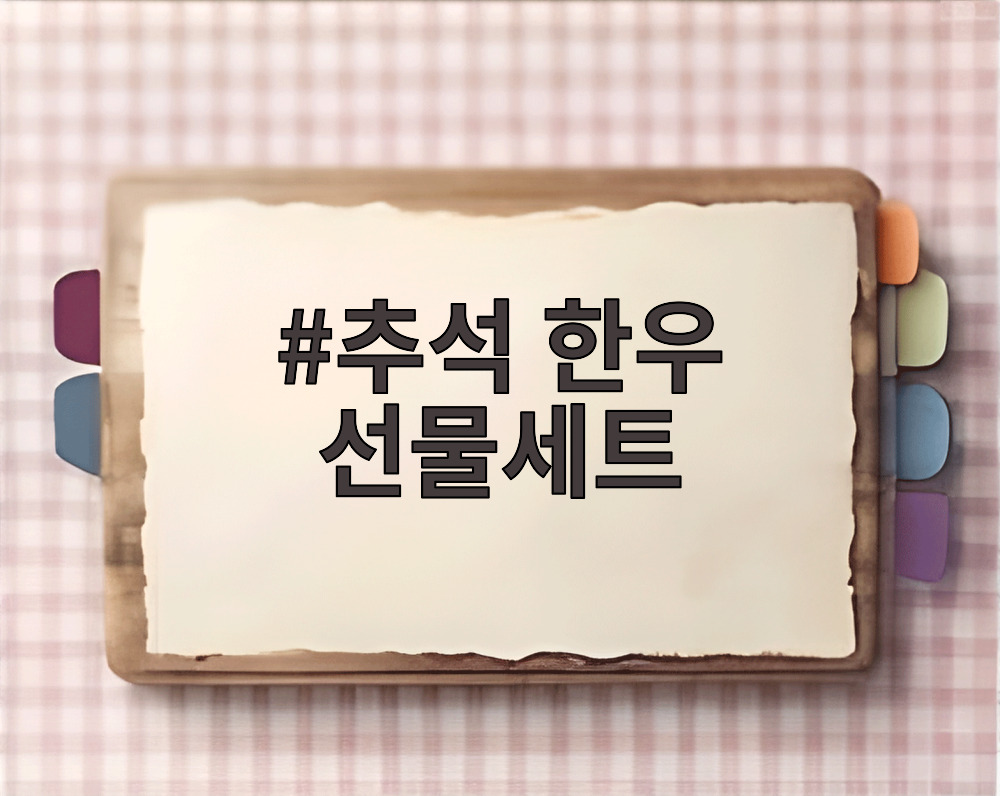 추석 한우 선물세트