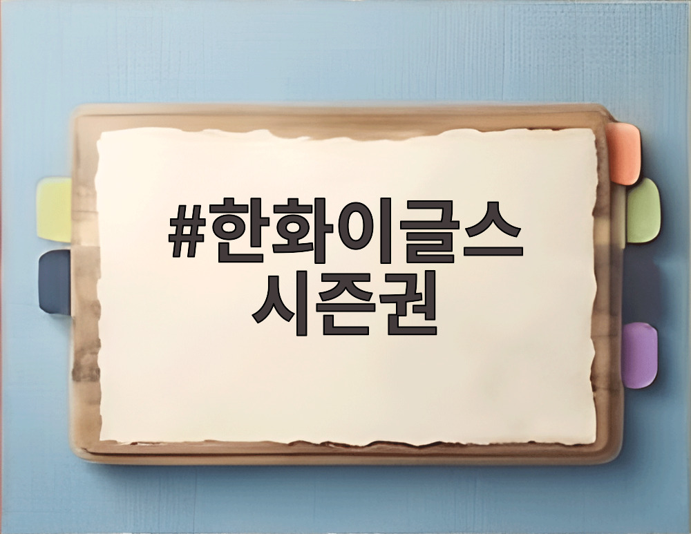 한화이글스 시즌권