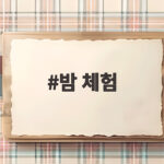 아이와 떠나는 여름밤 밤 체험 밤 체험