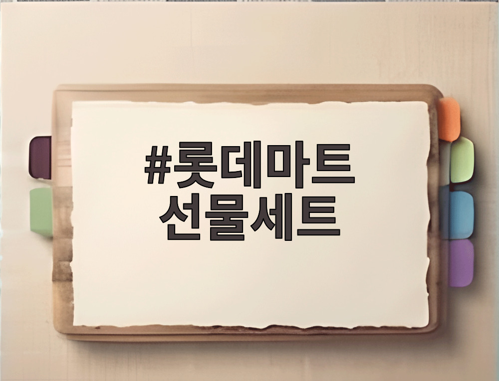 롯데마트 선물세트