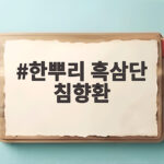 한뿌리 흑삼단 침향환