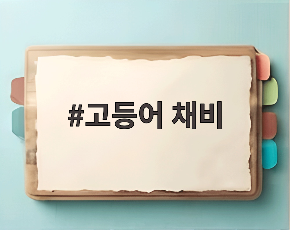 고등어 채비