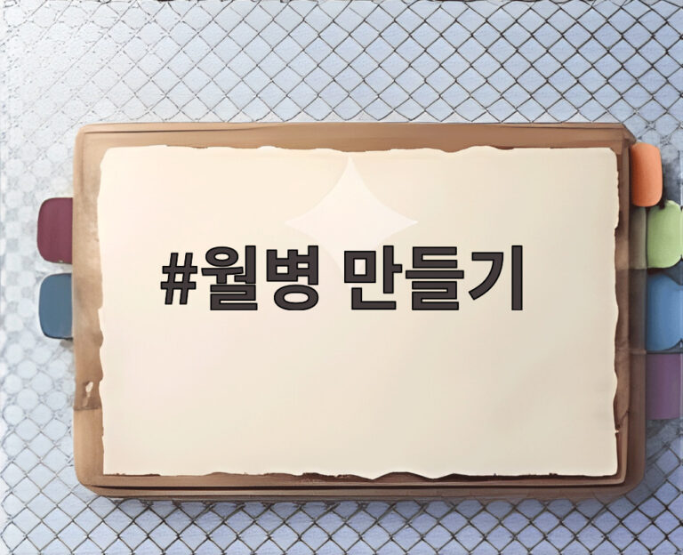월병 만들기