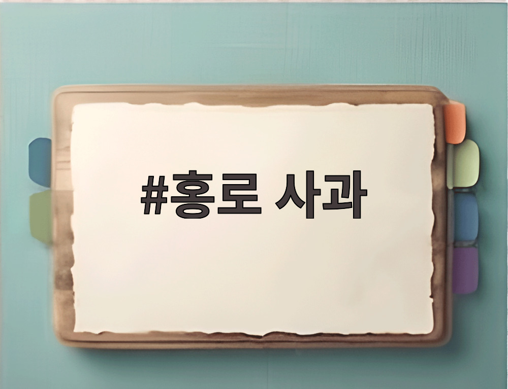 홍로 사과