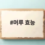머루 효능
