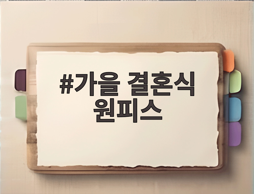 가을 결혼식 원피스