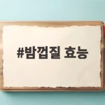 밤껍질 효능