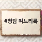 청담 며느리룩 하객룩 완성법 청담 며느리룩