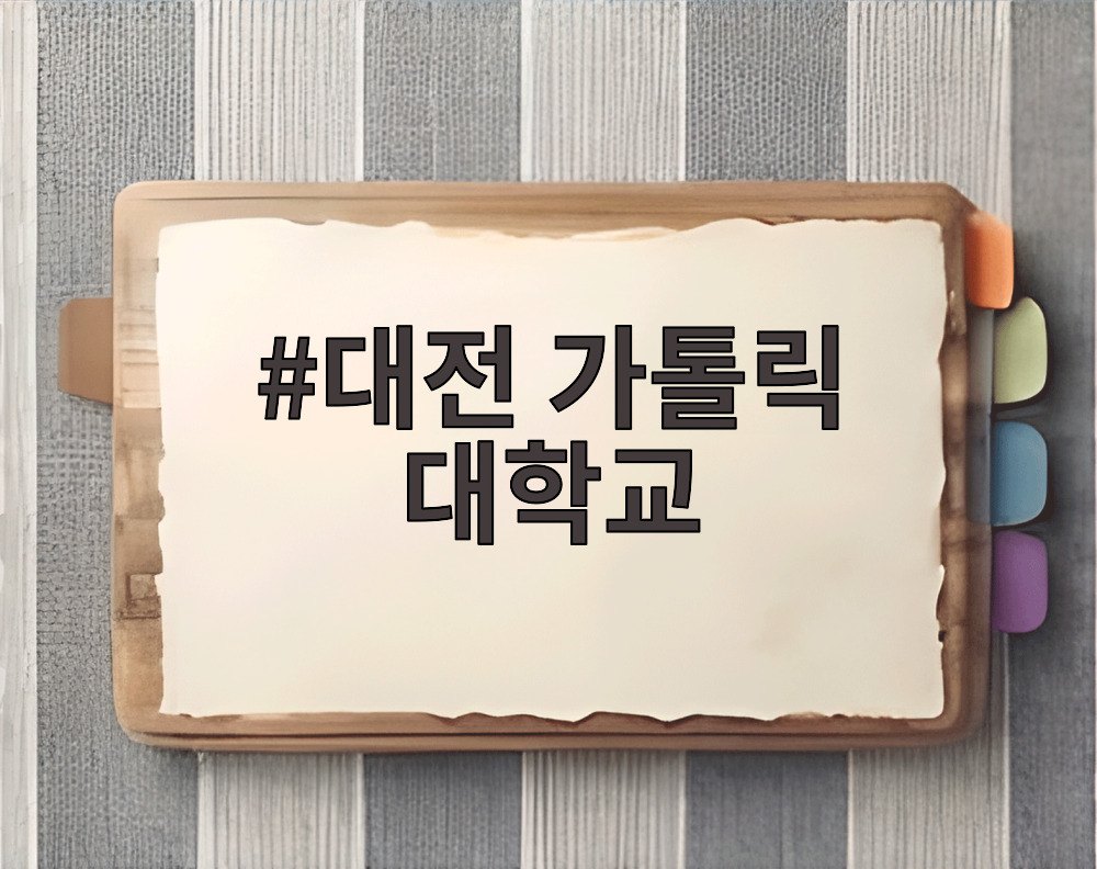 대전 가톨릭 대학교